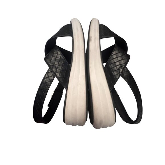 Clarks Drift Sun Womens Black Woven Sandals UK 8.5 D US 11 M Adjustable Strap - Picture 7 of 7